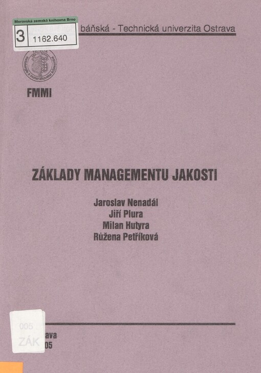 Základy managementu jakosti