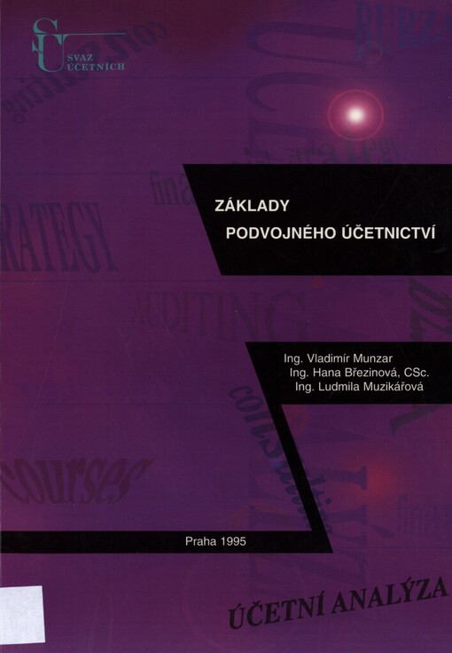 Základy podvojného účetnictví: učebnice Vzdělávacího centra Svazu účetních