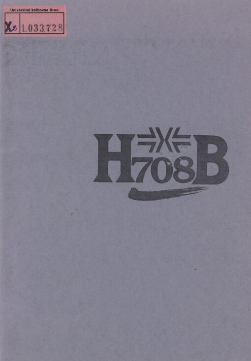 H708B: Heidelberg - 708 Km - Brünn : [katalog výstavy]