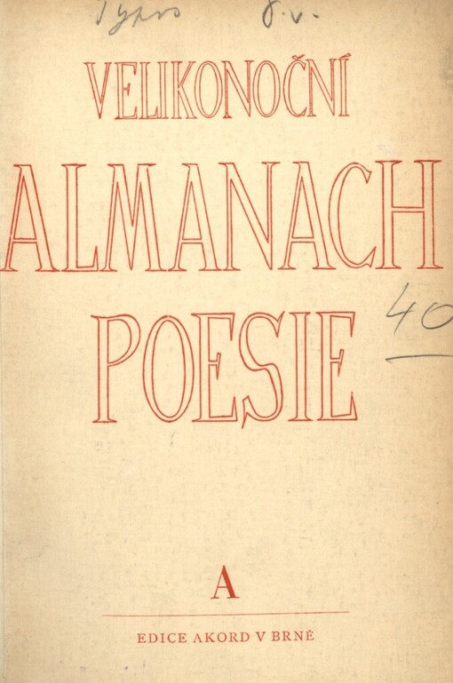 Velikonoční almanach poesie
