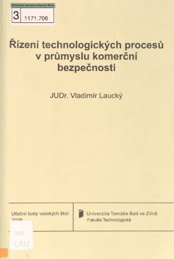 Řízení technologických procesů v průmyslu komerční bezpečnosti
