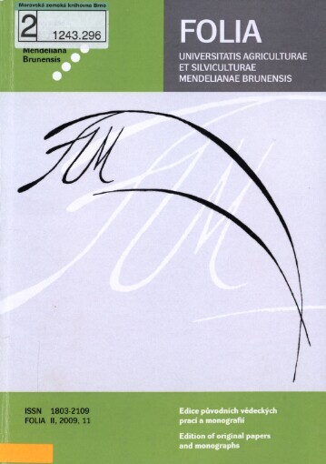 Pružnost poptávkových vztahů ve vertikále potravinářského obilí v podmínkách ČR =: Elasticity of demand functions within commodity chain of food-corn in Czech Republic : monografie