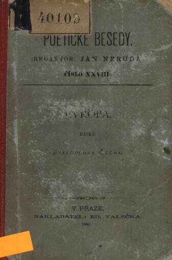 Evropa :báseň Svatopluka Čecha