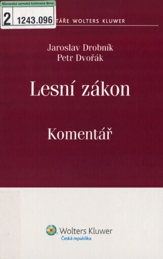 Lesní zákon: komentář