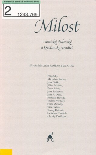 Milost v antické, židovské a křesťanské tradici