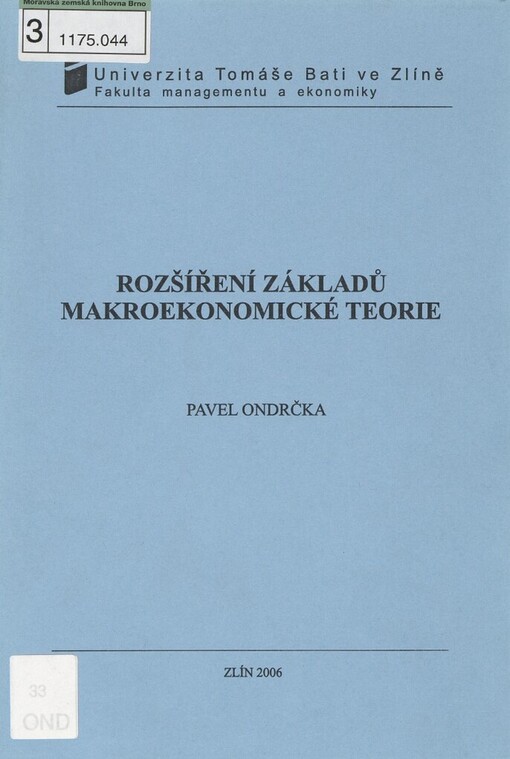 Rozšíření základů makroekonomické teorie