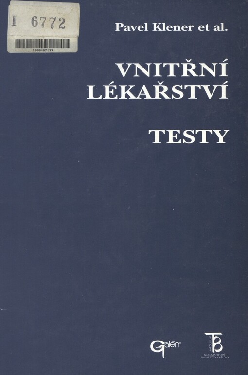 Vnitřní lékařství: testy