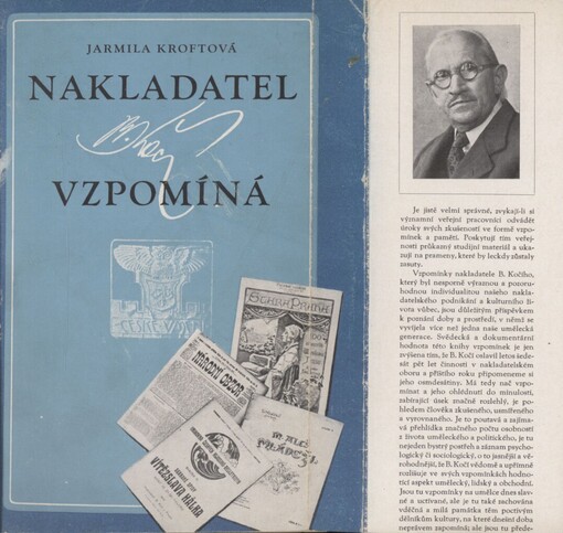 Nakladatel B. Kočí vzpomíná.První díl