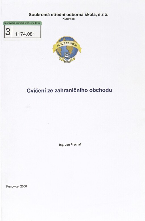 Cvičení ze zahraničního obchodu
