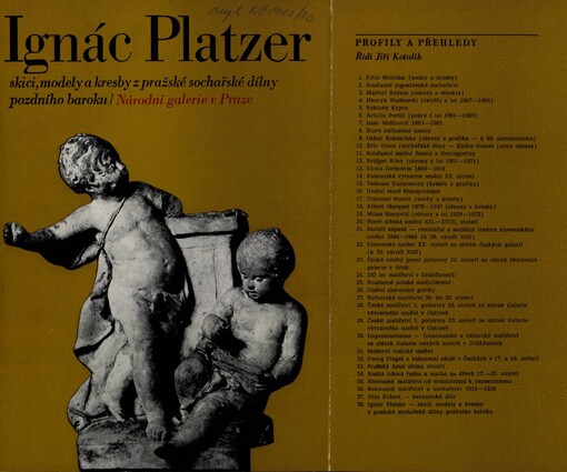 Ignác Platzer : skici, modely a kresby z pražské sochařské dílny pozdního baroku