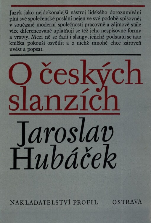 O českých slanzích