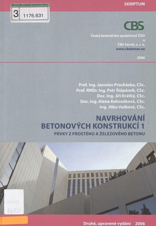 Navrhování betonových konstrukcí 1