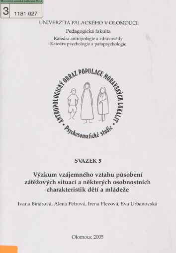 Antropologický obraz populace moravských lokalit: psychosomatické studie