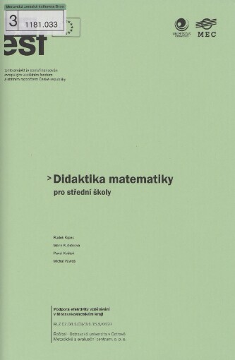 Didaktika matematiky pro střední školy