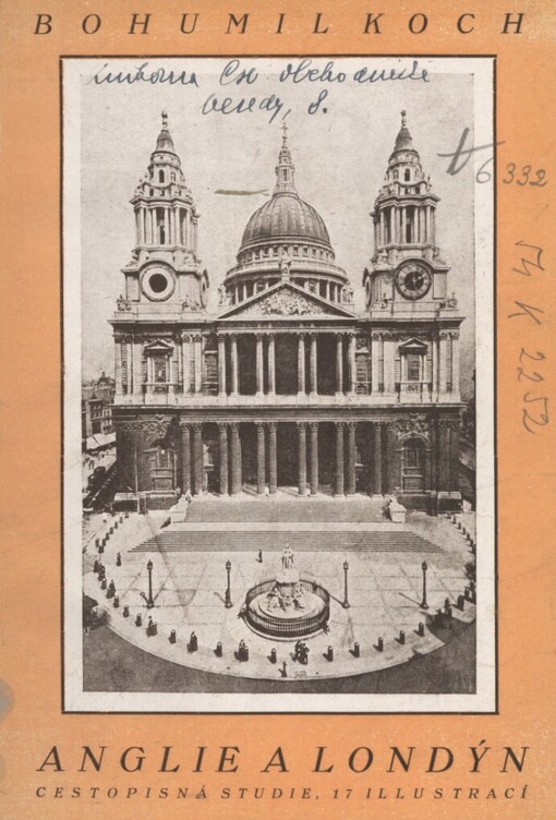Anglie a Londýn :cestopisná studie