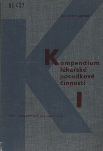 Kompendium lékařské posudkové činnosti