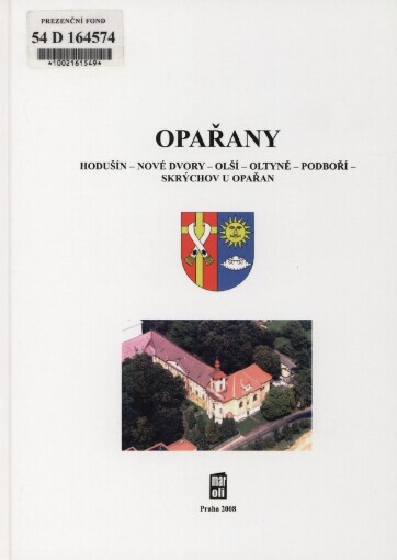 Opařany :Hodušín, Nové Dvory, Olší, Oltyně, Podboří, Skrýchov u Opařan