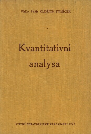 Kvantitativní analysa