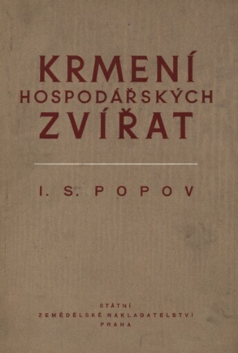 Krmení hospodářských zvířat