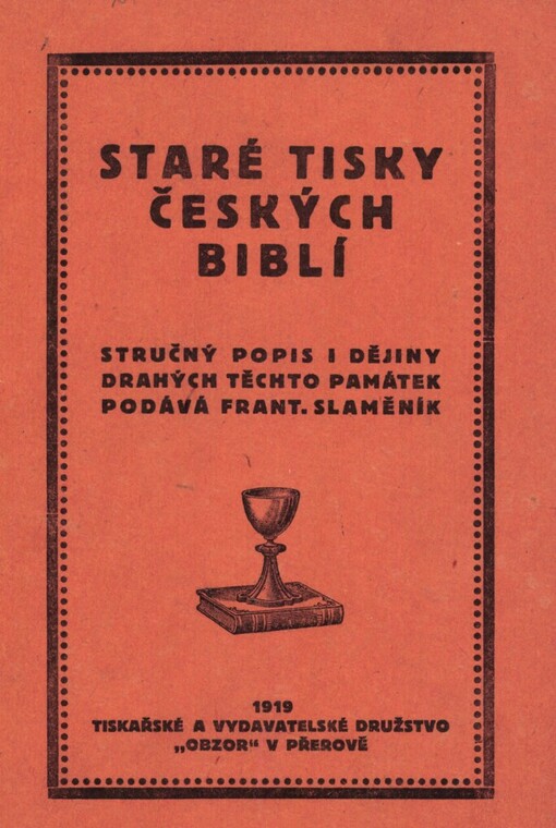 Staré tisky českých biblí