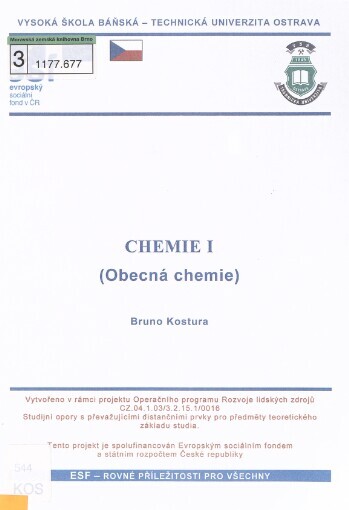Chemie I: (obecná chemie)