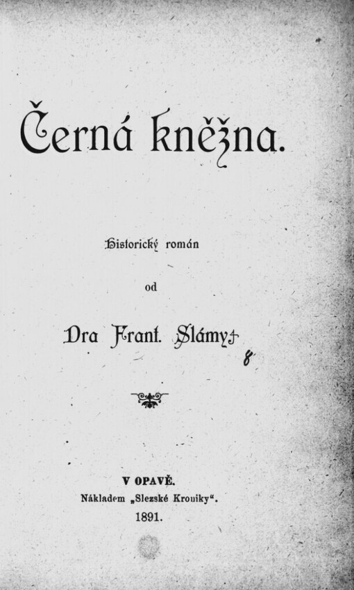 Černá kněžna: historický román