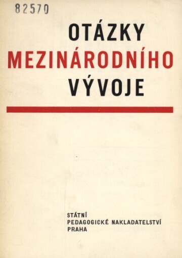 Otázky mezinárodního vývoje: pomocná kniha pro učitele občanské výchovy a základů filosofie na školách 1. a 2. cyklu
