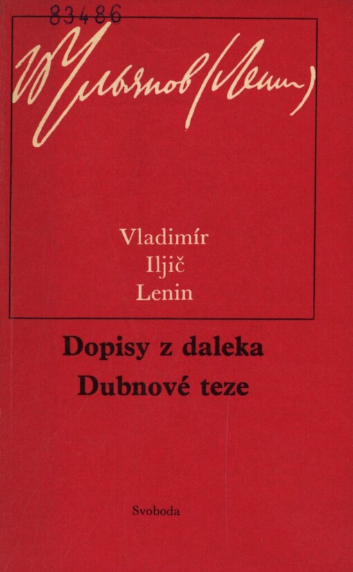 Dopisy z daleka ;dubnové teze