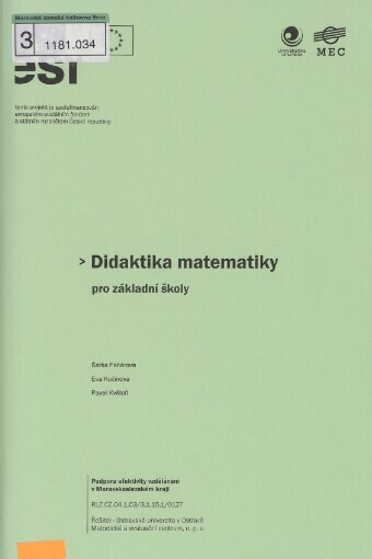 Didaktika matematiky pro základní školy