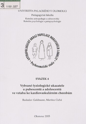 Antropologický obraz populace moravských lokalit: psychosomatické studie
