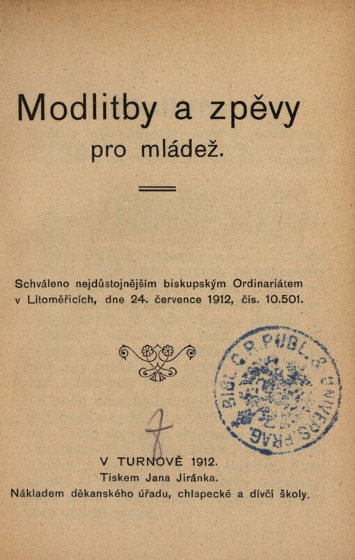 Modlitby a zpěvy pro mládež