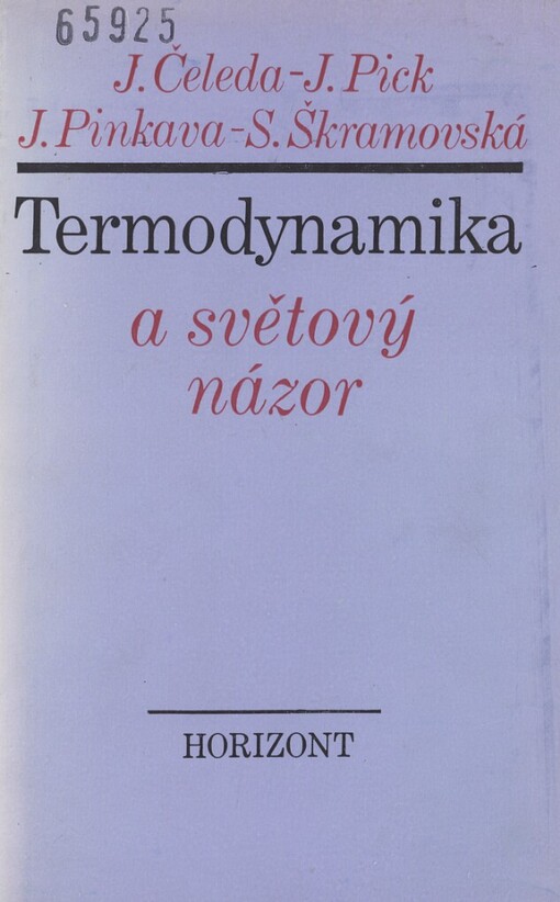 Termodynamika a světový názor
