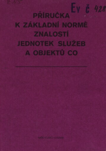 Příručka k základní normě znalostí jednotek služeb CO a objektů