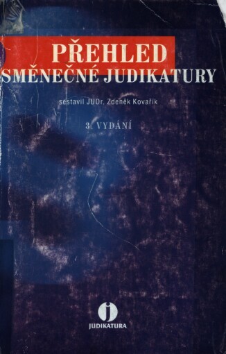 Přehled směnečné judikatury