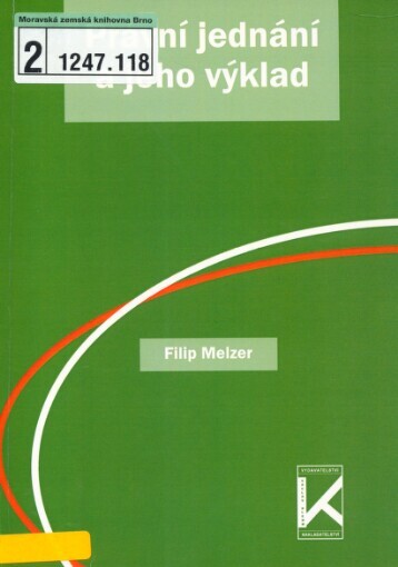 Právní jednání a jeho výklad