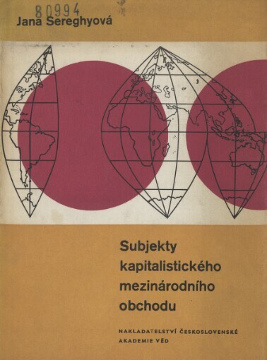 Subjekty kapitalistického mezinárodního obchodu