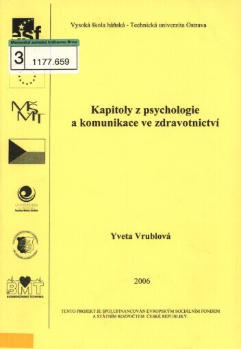 Kapitoly z psychologie a komunikace ve zdravotnictví