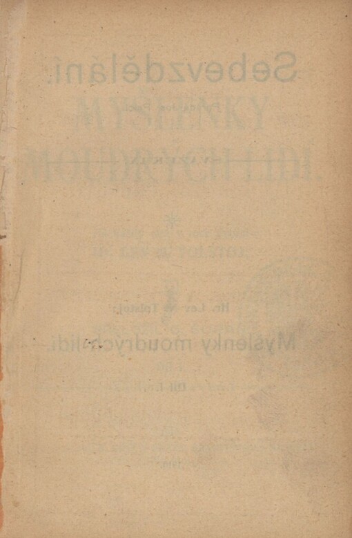 Myšlenky moudrých lidí