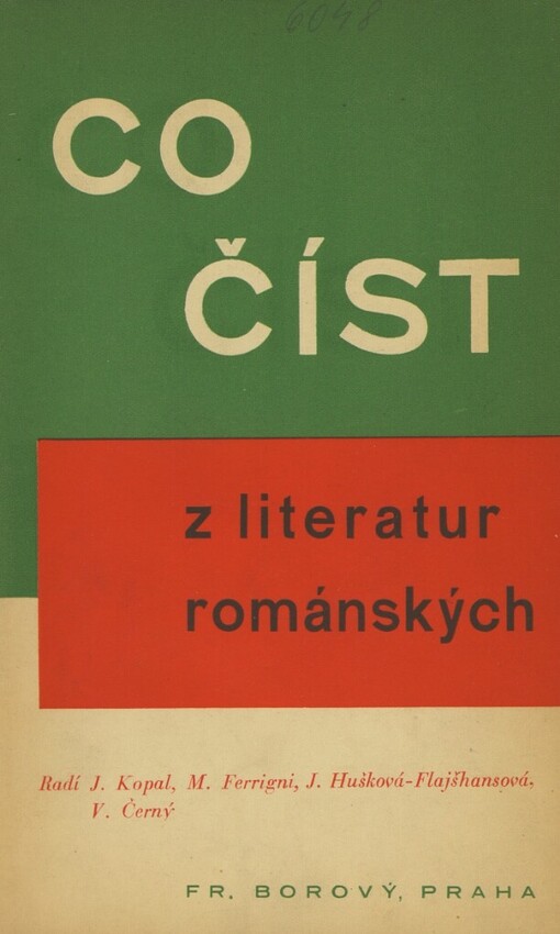 Co číst?: z literatur románských posledních deseti let