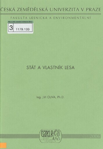 Stát a vlastník lesa