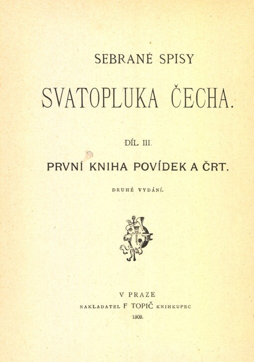 První kniha povídek a črt