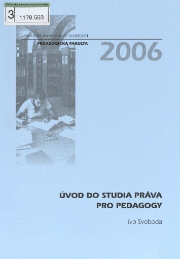 Úvod do studia práva pro pedagogy