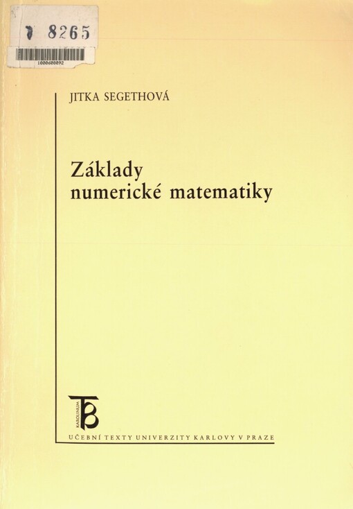 Základy numerické matematiky
