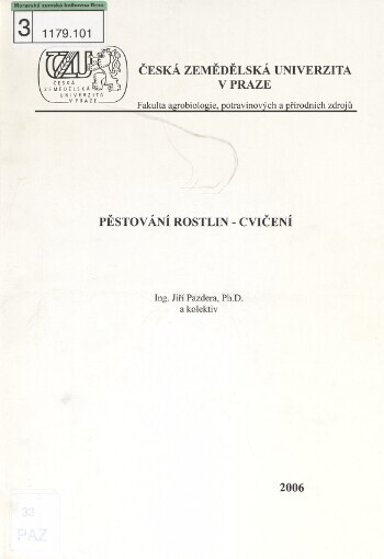 Pěstování rostlin - cvičení