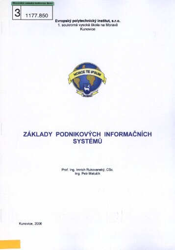 Základy podnikových informačních systémů