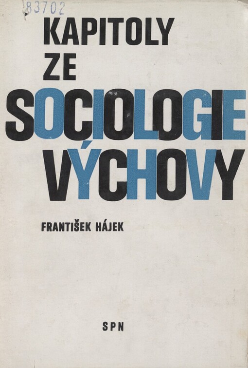 Kapitoly ze sociologie výchovy