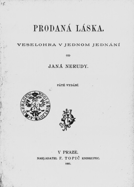 Prodaná láska :veselohra v jednom jednání