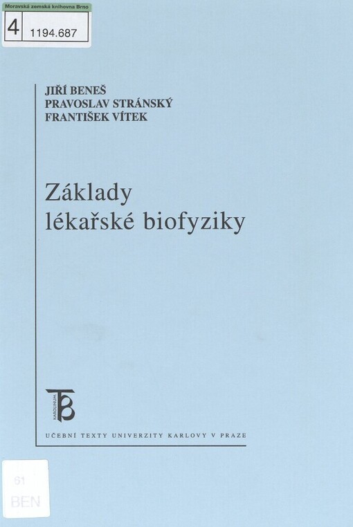 Základy lékařské biofyziky