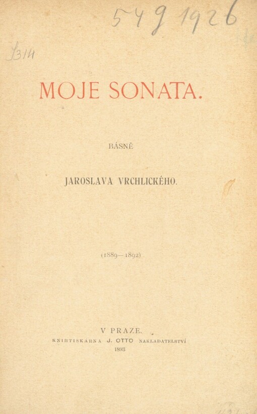 Moje sonata :(1889-1892)