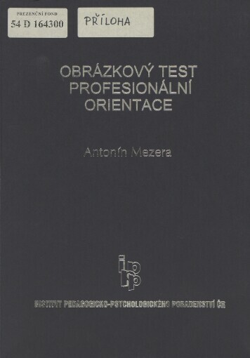 Obrázkový test profesionální orientace